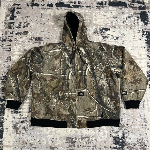 Dickies Other - Dickies Camo Full Zip Realtree Mens 2XL Weatherguard Jacket Hunting Work